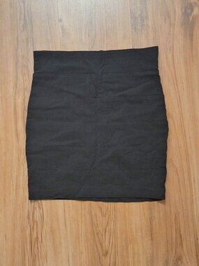 (free with purchase) Y2K Black Bandage Miniskirt Size M